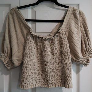 FREE PEOPLE (WE THE FREE) CROP TOP